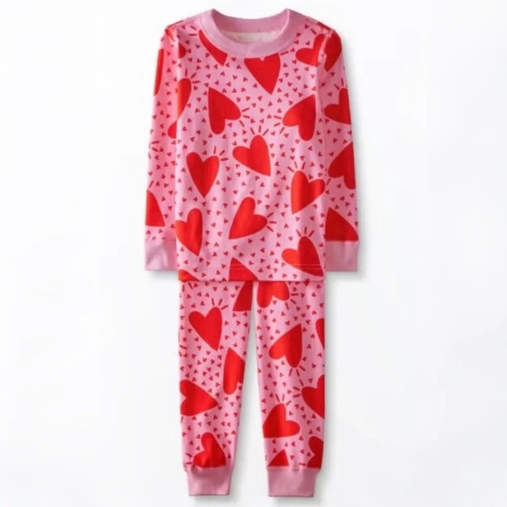 HANNA ANDERSSON LONG JOHN PAJAMAS IN FULL HEARTS